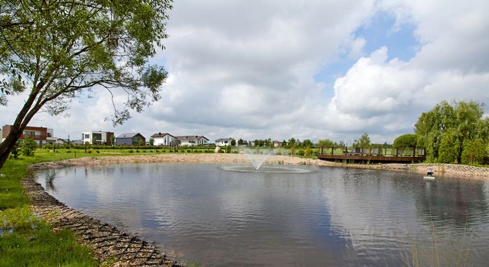 Park in the cottage village