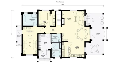 First-floor layout projectа БП-282