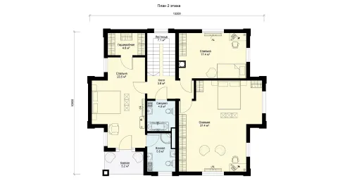 Second-floor layout projectа БП-282