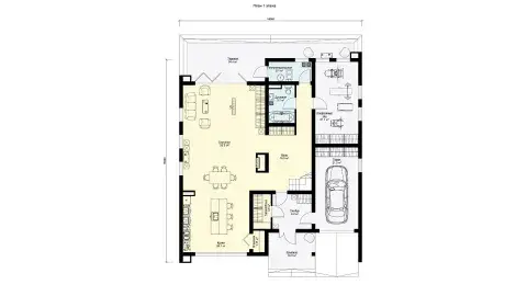First-floor layout projectа БП-375.